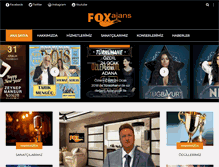 Tablet Screenshot of foxajansorganizasyon.com